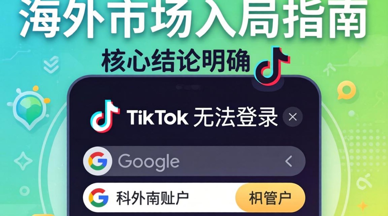 TikTok 无法登录 GOOGLE 账户怎么办