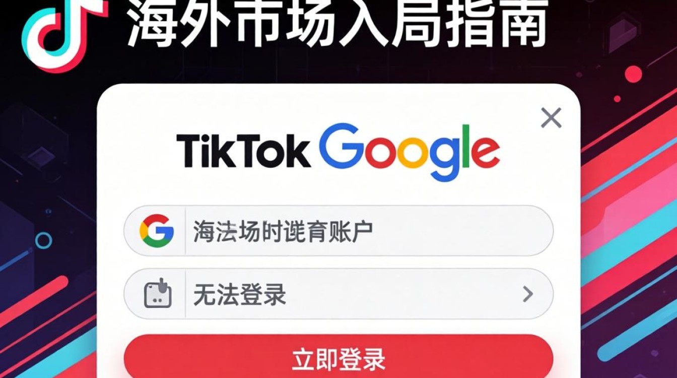 TikTok 无法登录 GOOGLE 账户怎么办