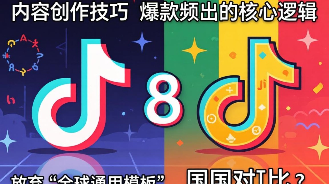 TikTok 8 国对比内容创作技巧
