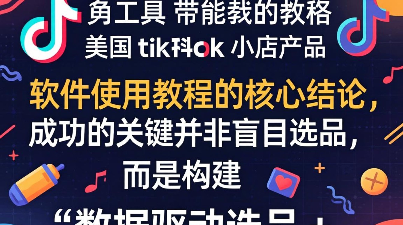 新手工具美区TikTok小店产品软件使用教程