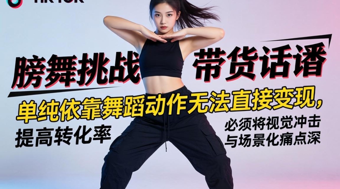 带货话术扭胯舞挑战tiktok如何提高转化率