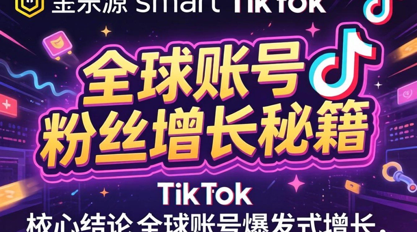 金采源 smart TikTok 全球账号粉丝增长秘籍