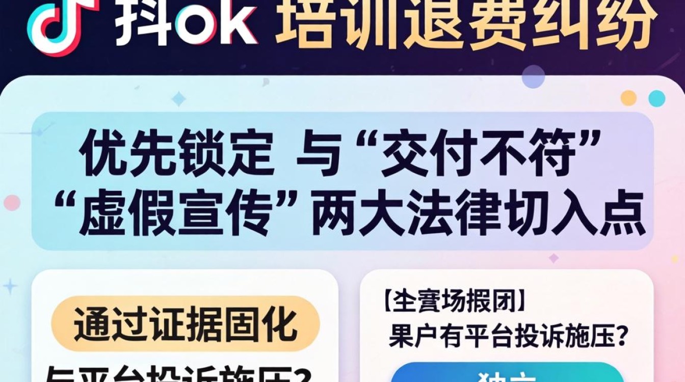 TikTok 培训退钱话术