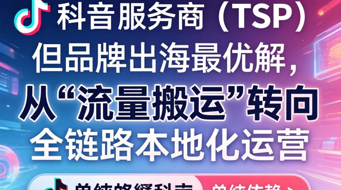 TikTok 服务商 tsp 海外市场入局指南