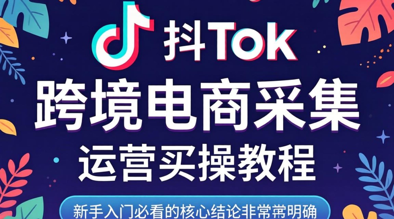 TikTok 跨境电商采集运营实操教程新手入门必看
