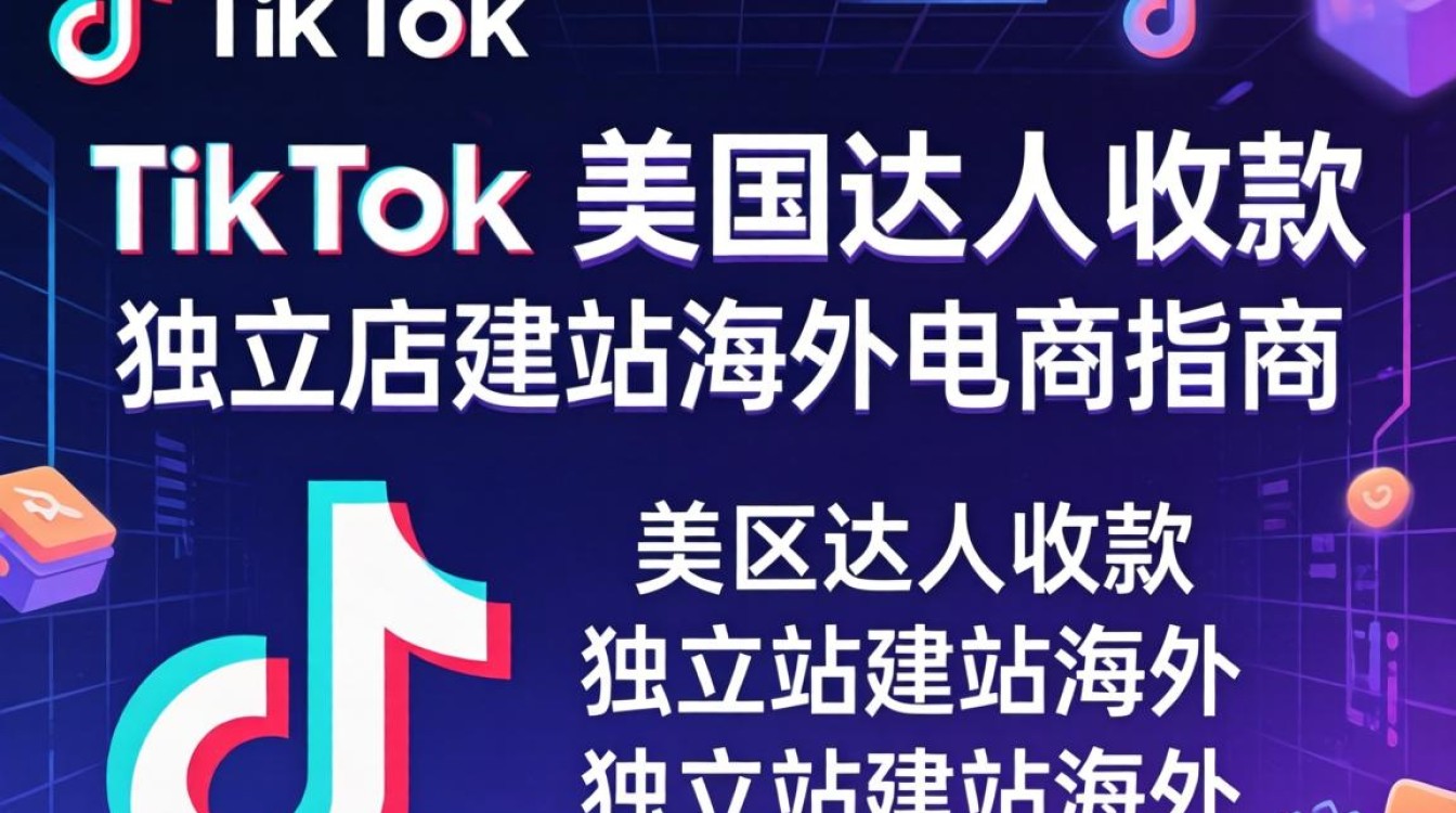 TikTok 美区达人收款独立站建站海外电商指南,怎么做美区达人收款? TikTok 美区达人收款独立站建站海外电商指南