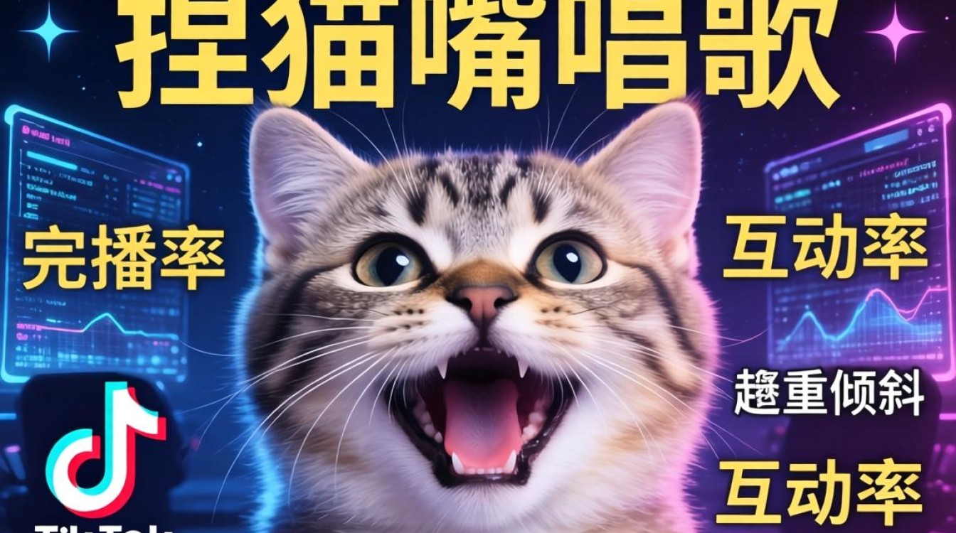 TikTok 捏猫嘴唱歌粉丝增长运营秘籍