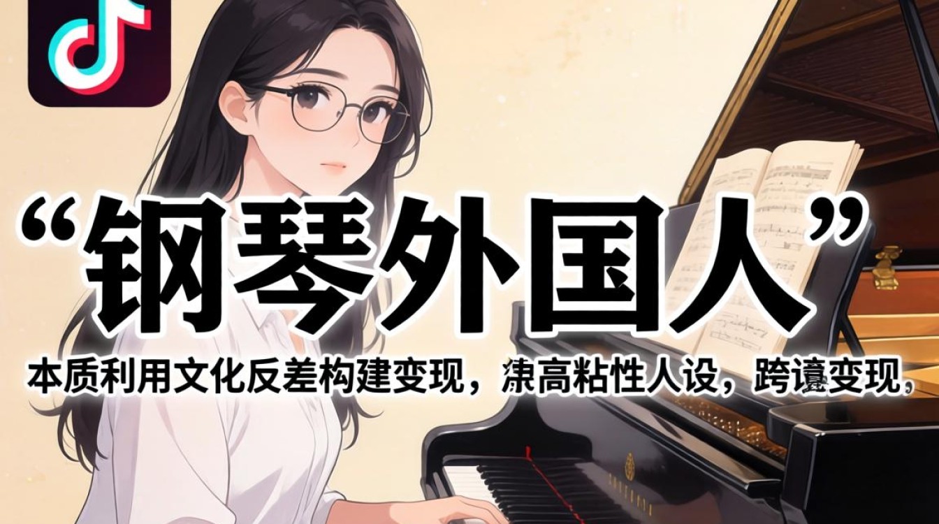 TikTok 钢琴外国人跨境运营从入门到进阶