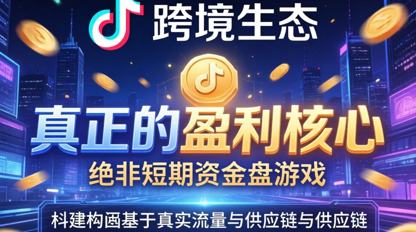 TikTok 上的资金盘跨境运营从入门到进阶