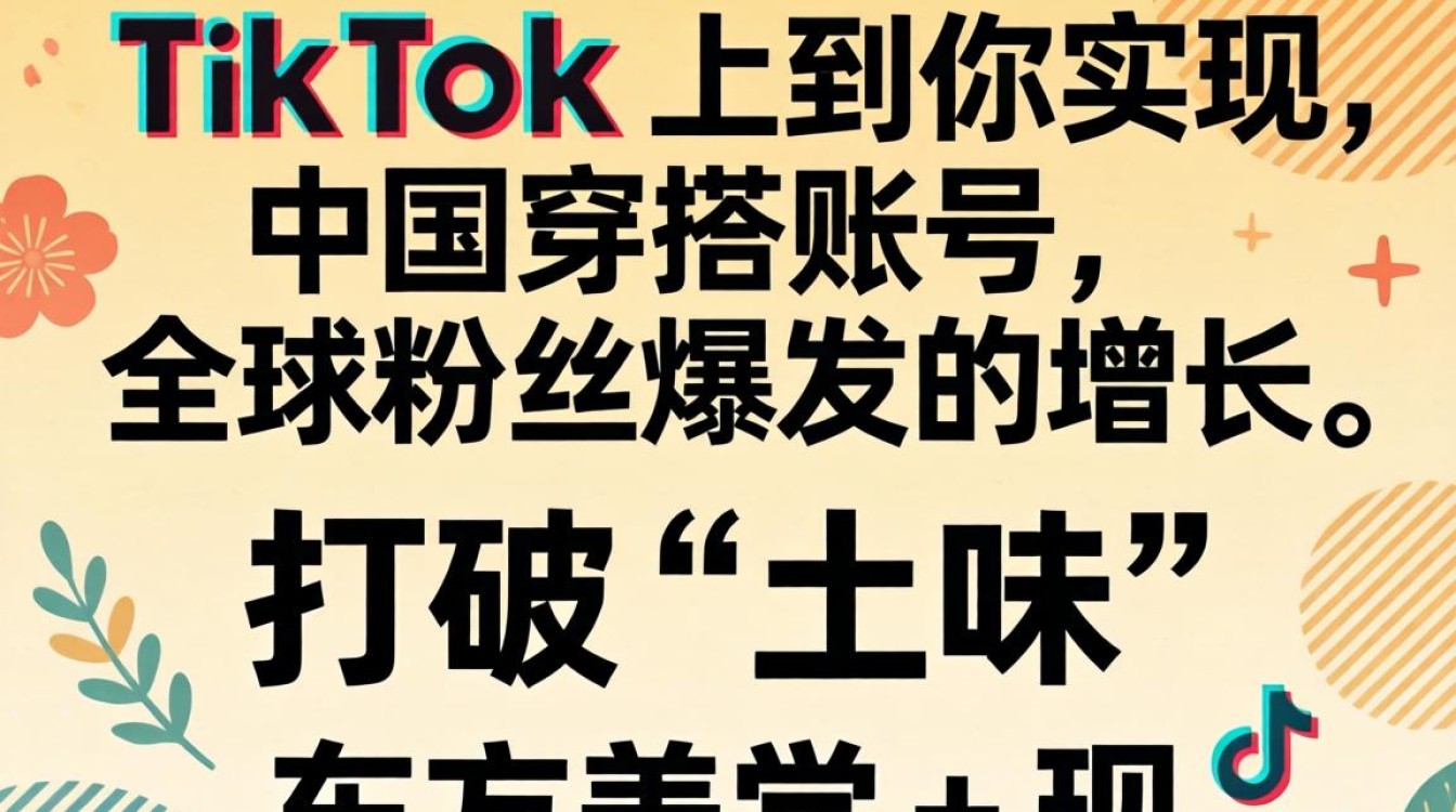 TikTok 上中国穿搭全球账号粉丝增长秘籍