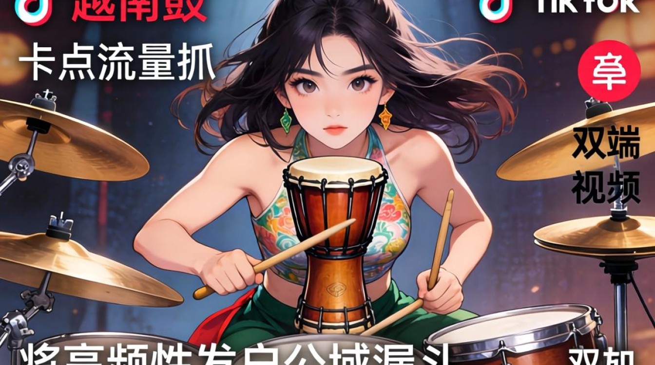 抖音越南鼓卡点怎么做