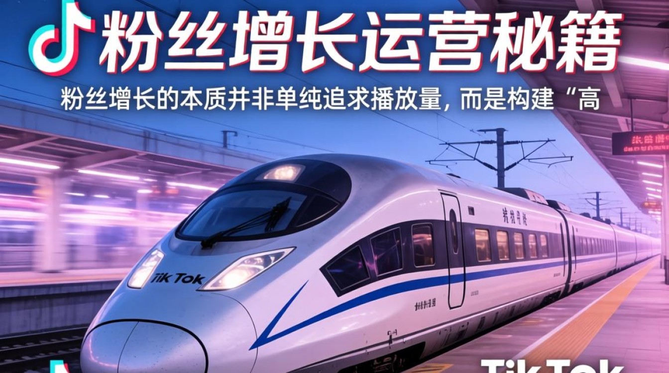 TikTok 里的高铁粉丝增长运营秘籍