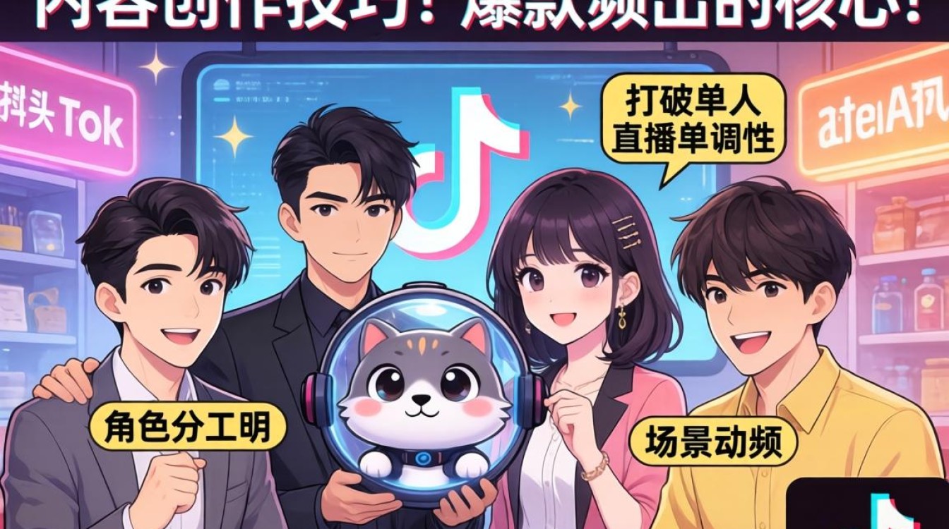 TikTok 四人直播如何打造爆款内容
