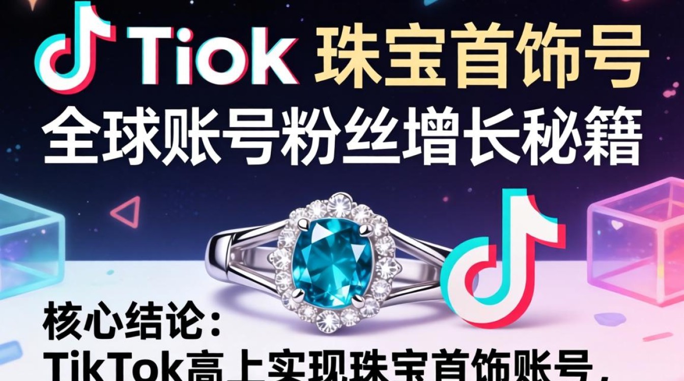 TikTok 珠宝首饰号如何快速涨粉