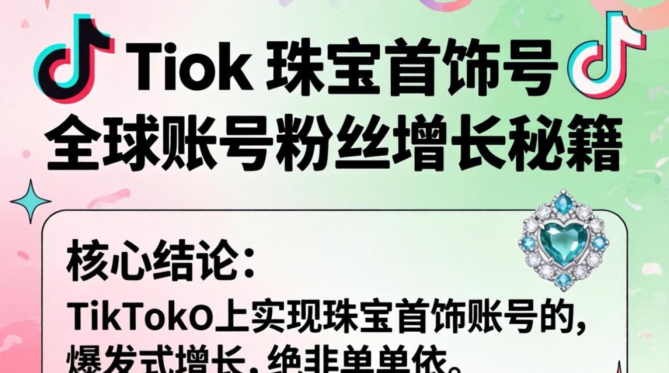 TikTok 珠宝首饰号如何快速涨粉