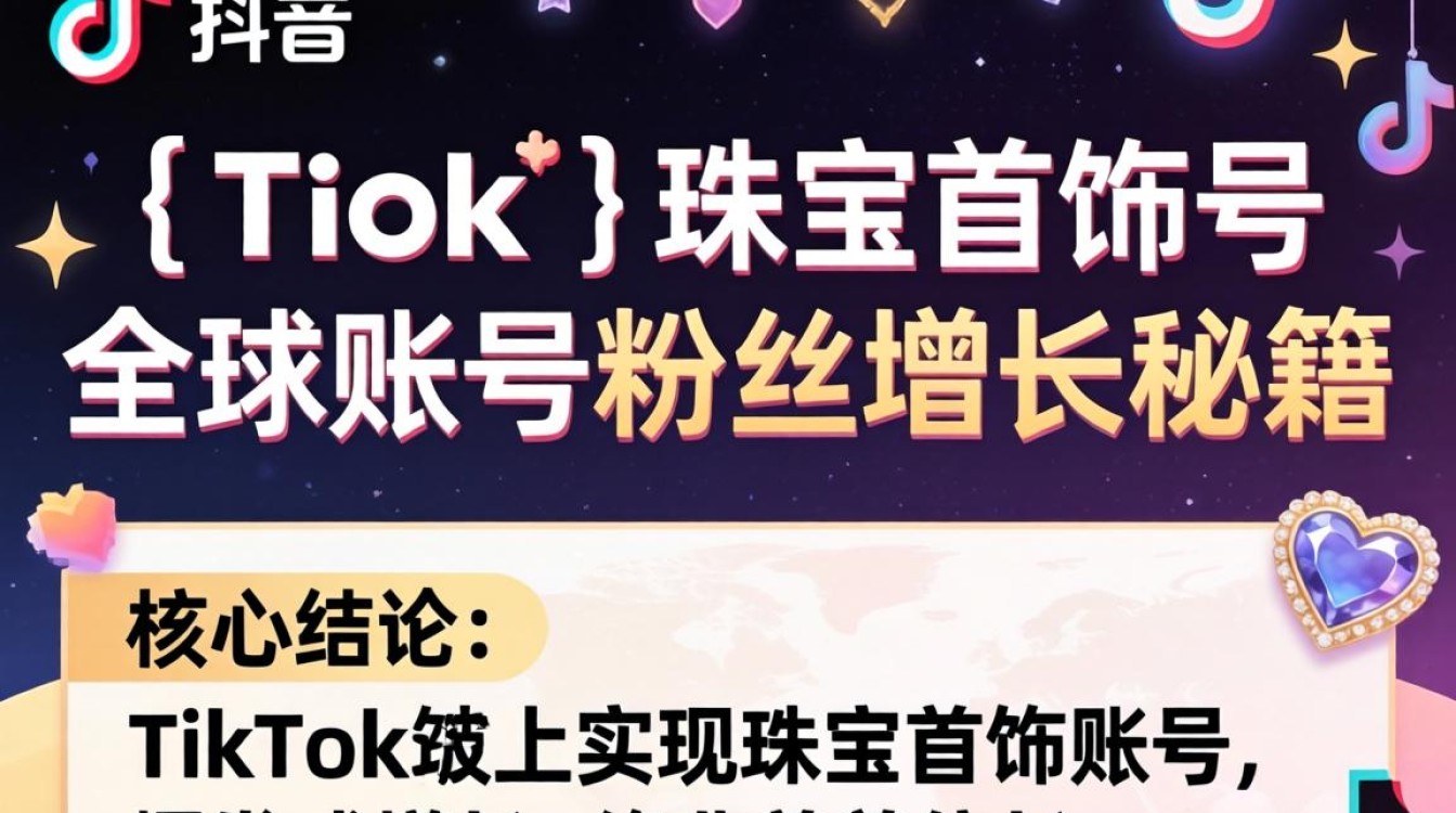 TikTok 珠宝首饰号如何快速涨粉