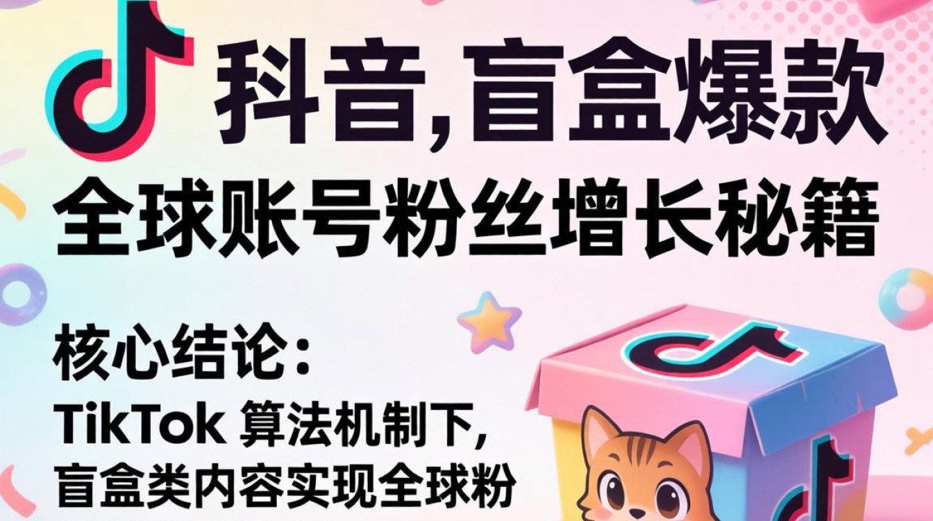 TikTok 盲盒爆款全球账号粉丝增长秘籍