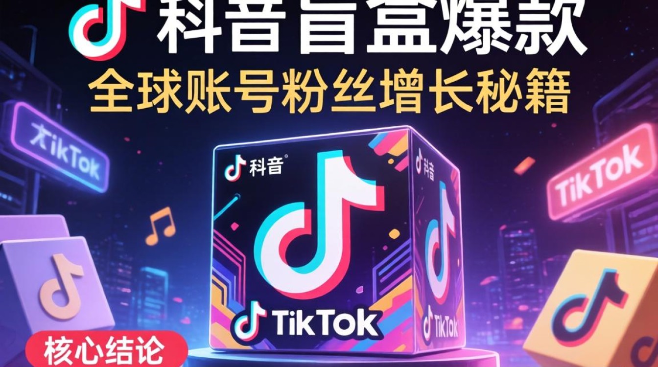 TikTok 盲盒爆款全球账号粉丝增长秘籍