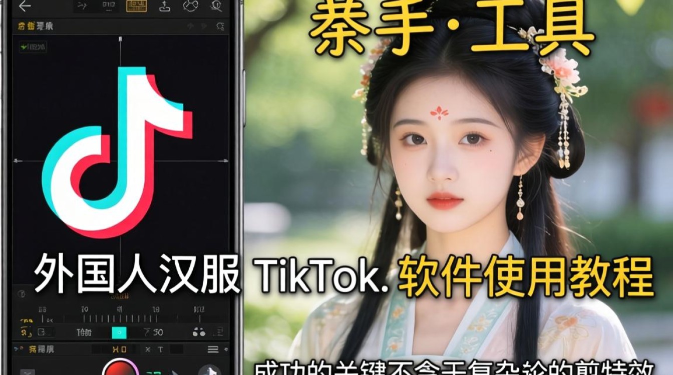 外国人汉服 TikTok 新手工具怎么用