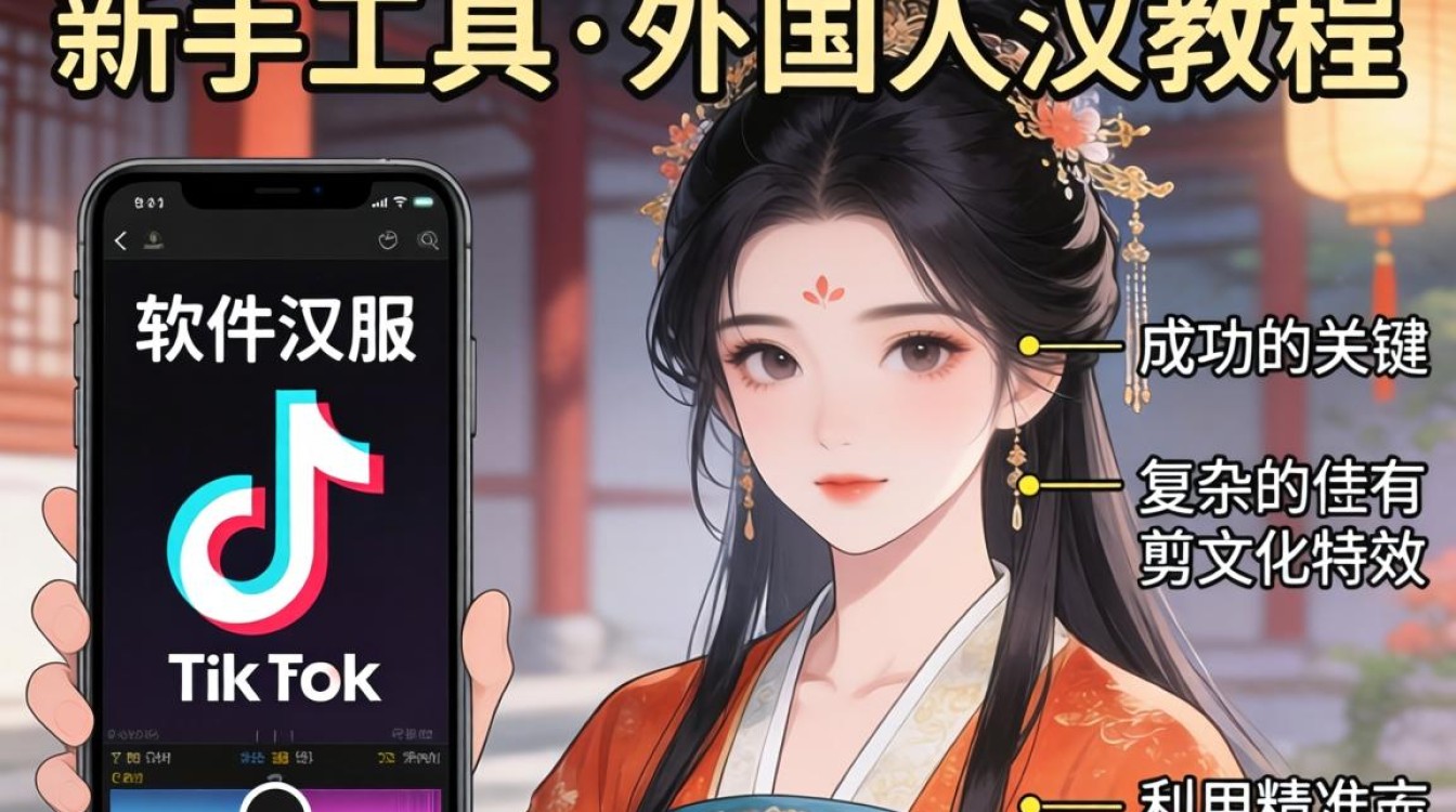 外国人汉服 TikTok 新手工具怎么用