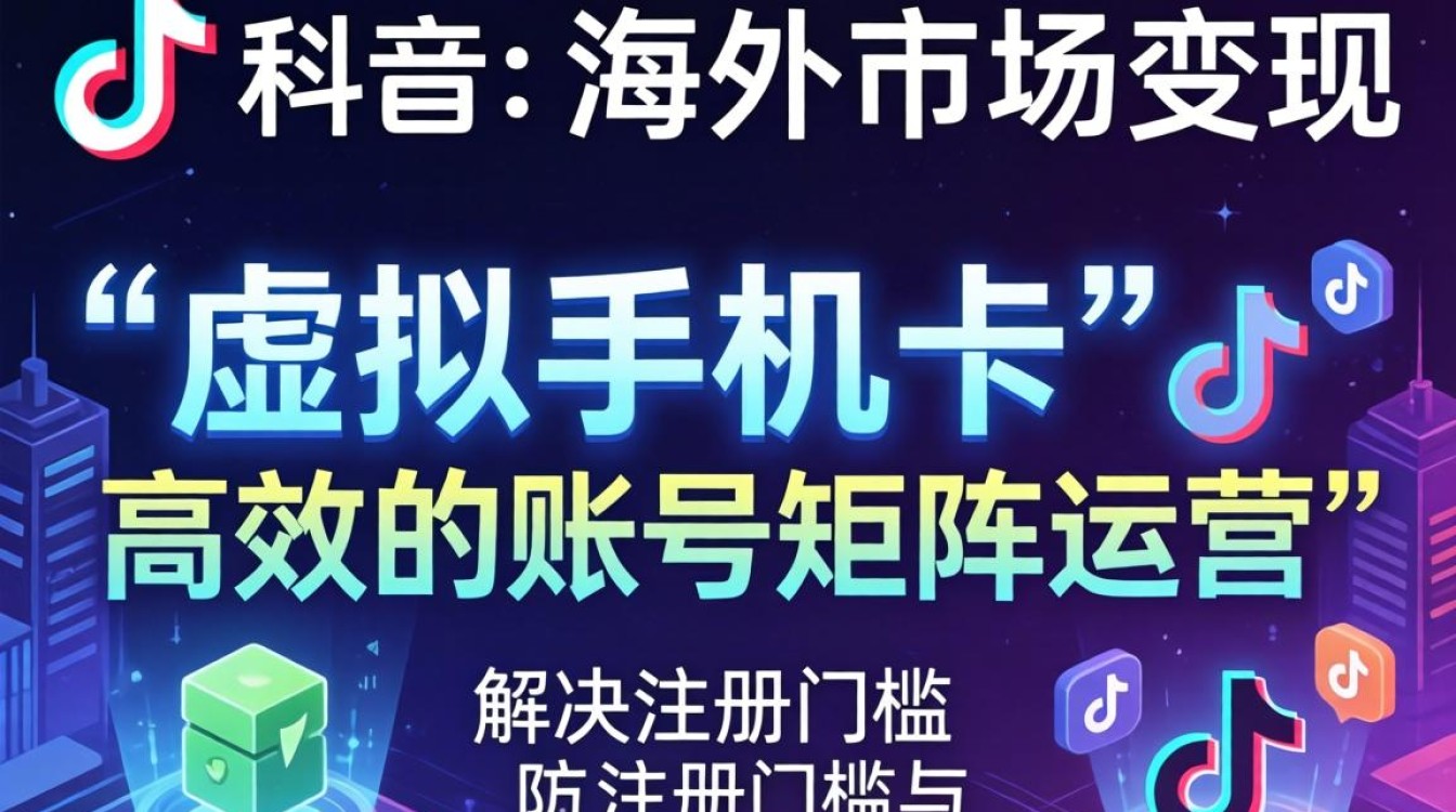 TikTok 虚拟手机卡 海外市场变现技巧