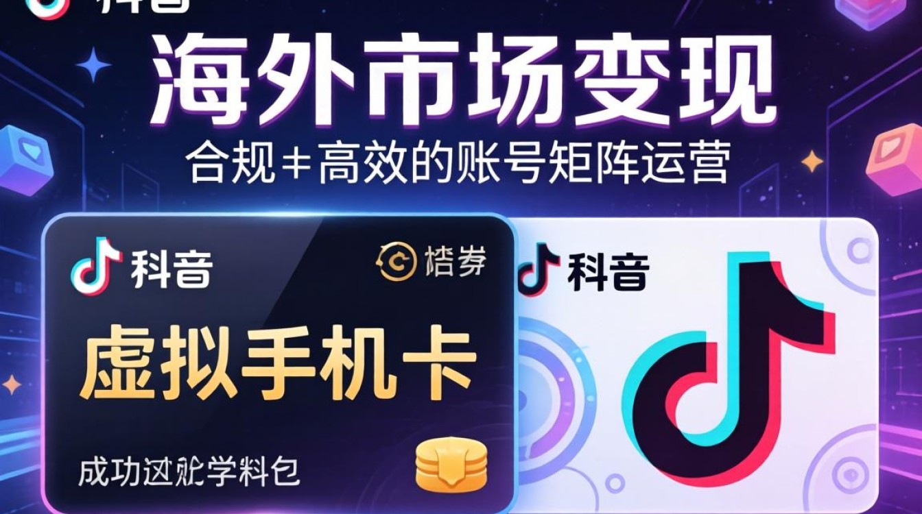 TikTok 虚拟手机卡 海外市场变现技巧