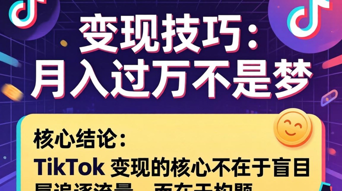 TikTok 发展遇到问题怎么变现