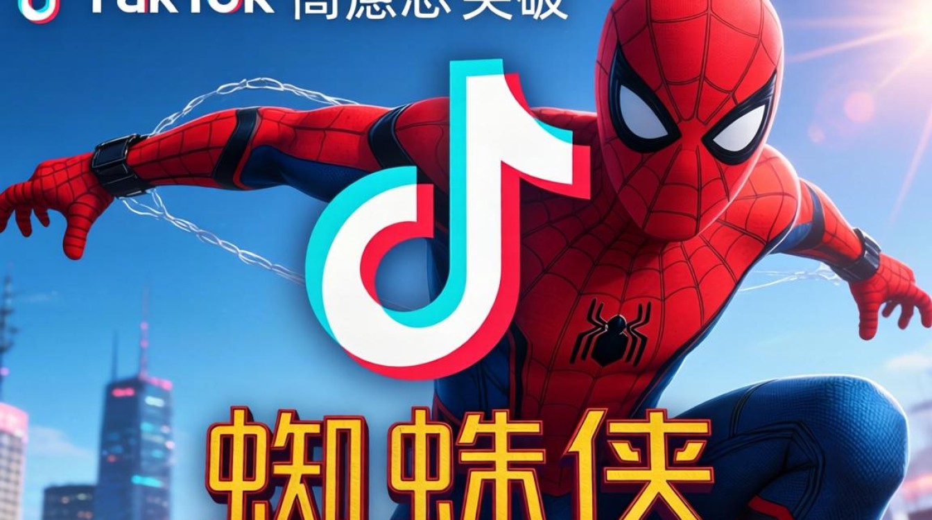 商品推广外国tiktok蜘蛛侠