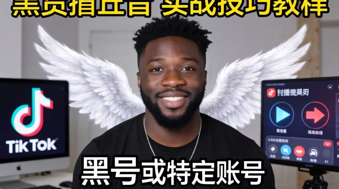 直播带货黑男丘比特 TikTok 实战技巧教程