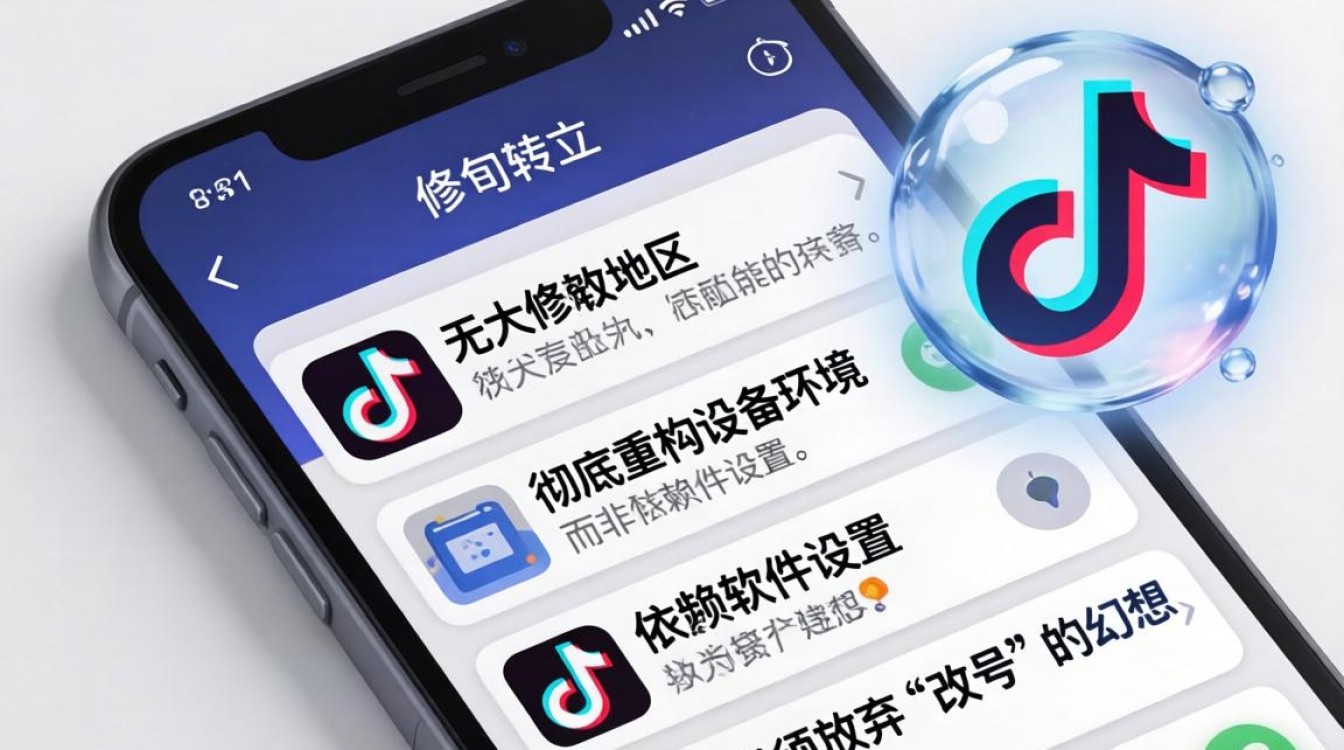 新媒体新版 TikTok 改不了地区怎么办