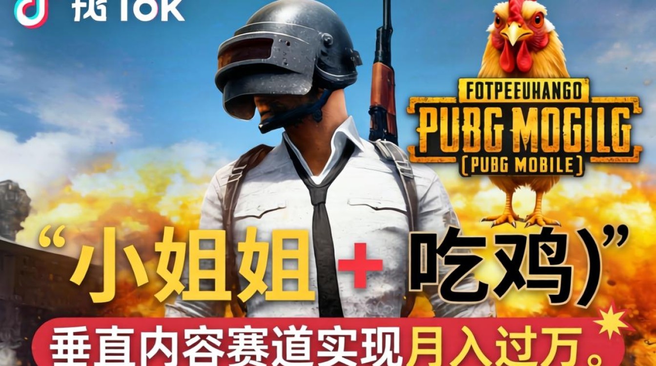 TikTok 小姐姐吃鸡怎么变现?月入过万技巧与流量变现方法 TikTok 小姐姐吃鸡怎么变现