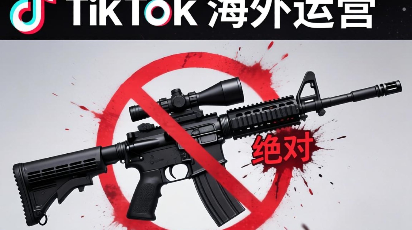 TikTok 可以露枪吗