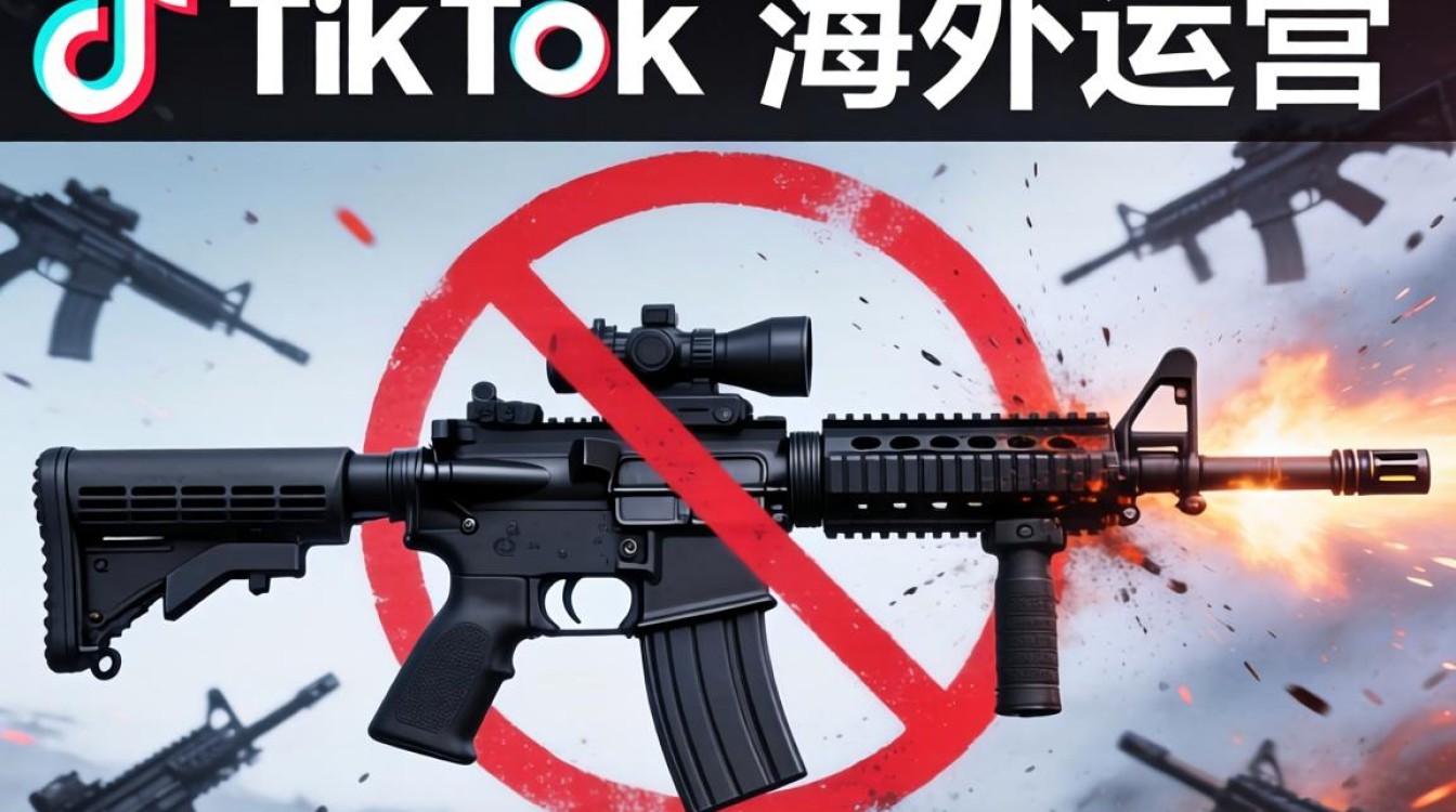 TikTok 可以露枪吗