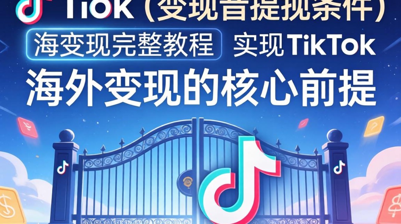 TikTok 提现条件及出海变现完整教程
