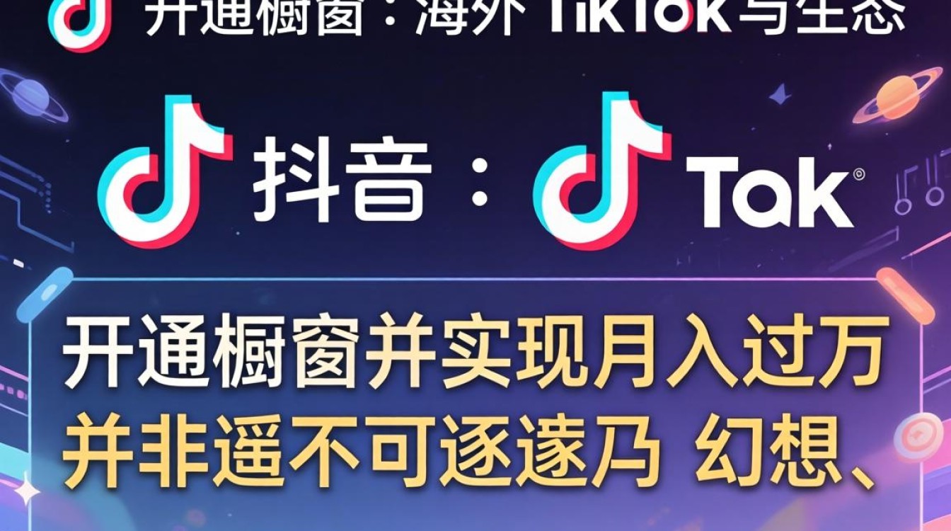 tiktok橱窗开通条件与月入过万变现技巧