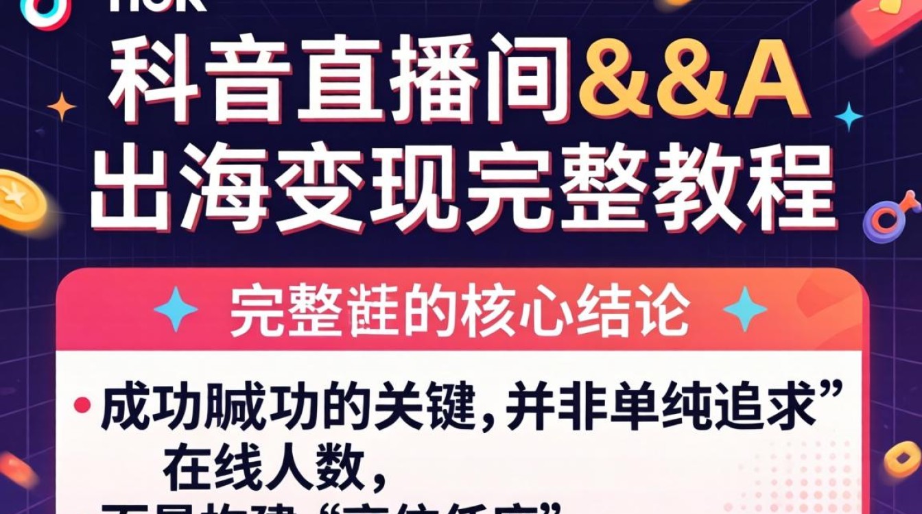 TikTok 直播间q a 出海变现完整教程