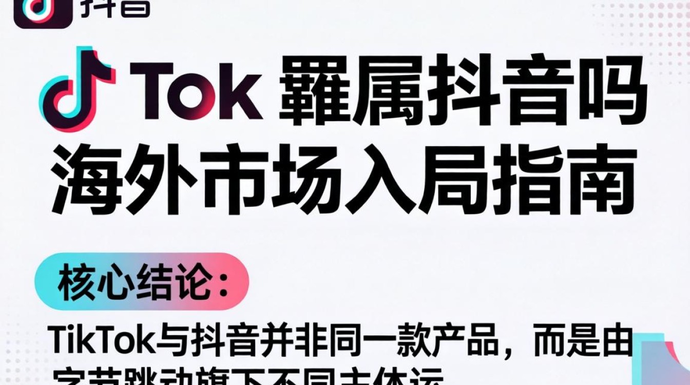 TikTok 和抖音什么关系
