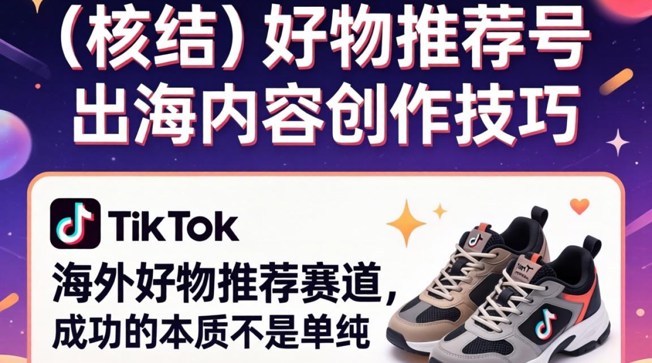 TikTok 好物推荐号 出海内容创作技巧