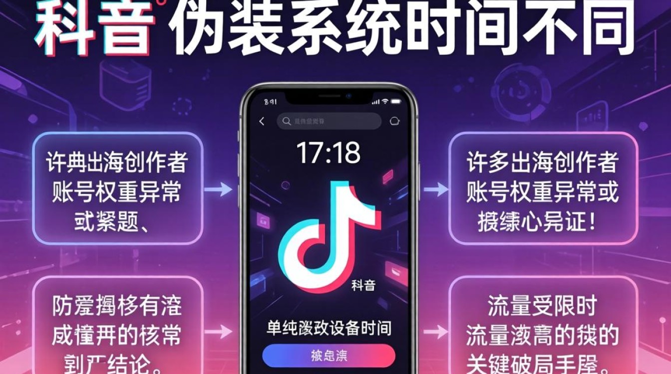 TikTok 伪装系统时间不同怎么办