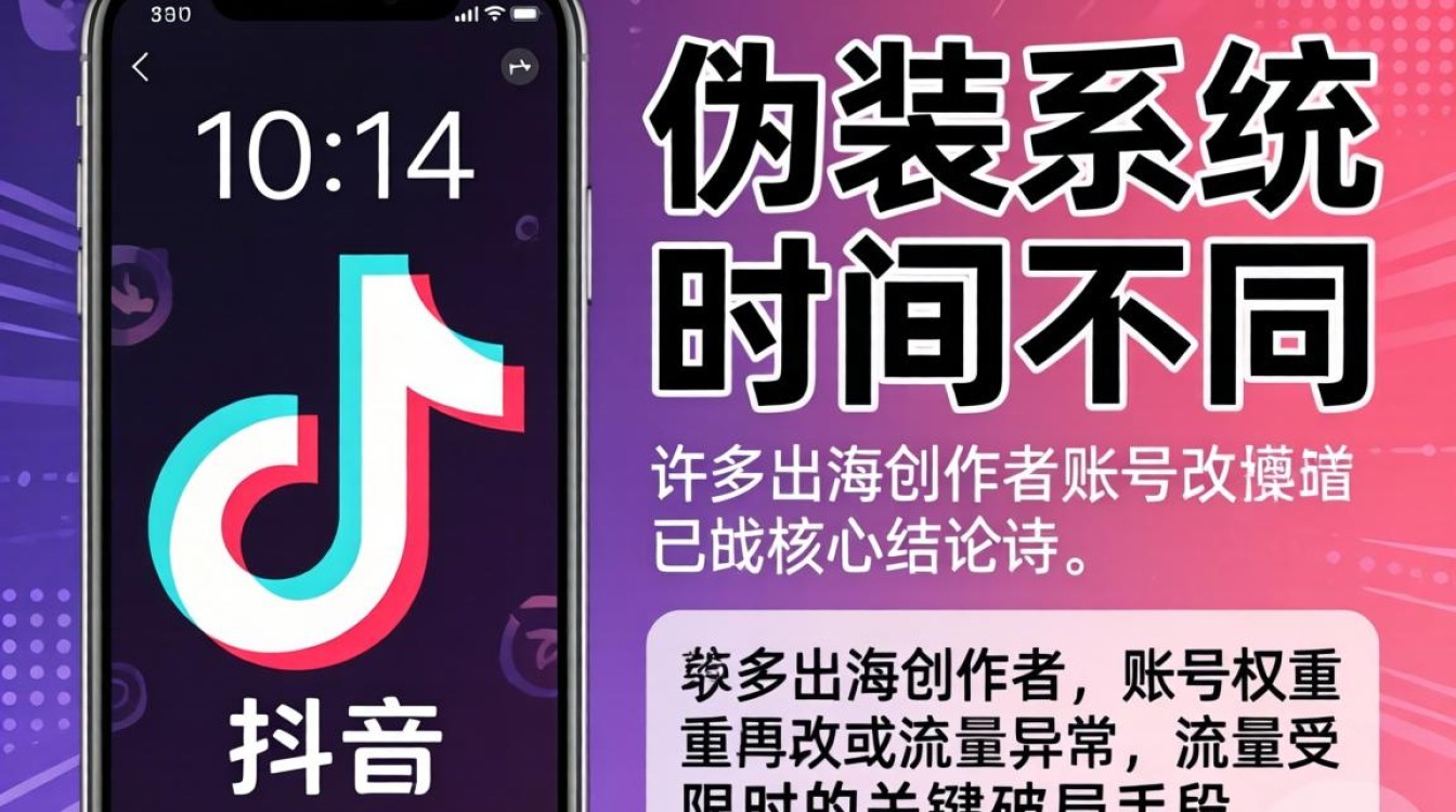 TikTok 伪装系统时间不同怎么办