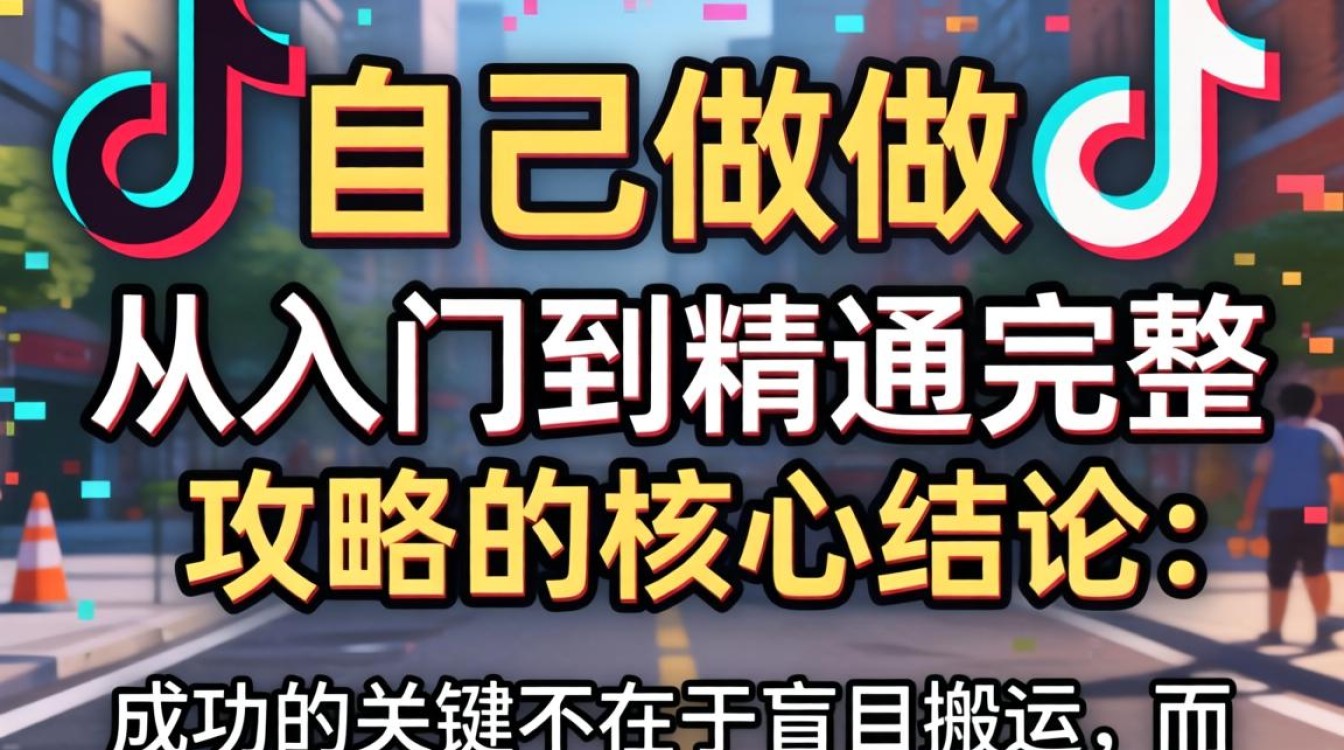 抖音自己怎么做TIKTOK