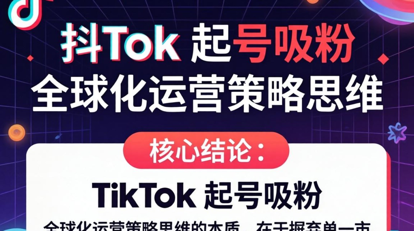 TikTok 起号吸粉 全球化运营策略思维