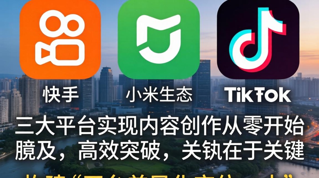 快手小米 TikTok 怎么传视频