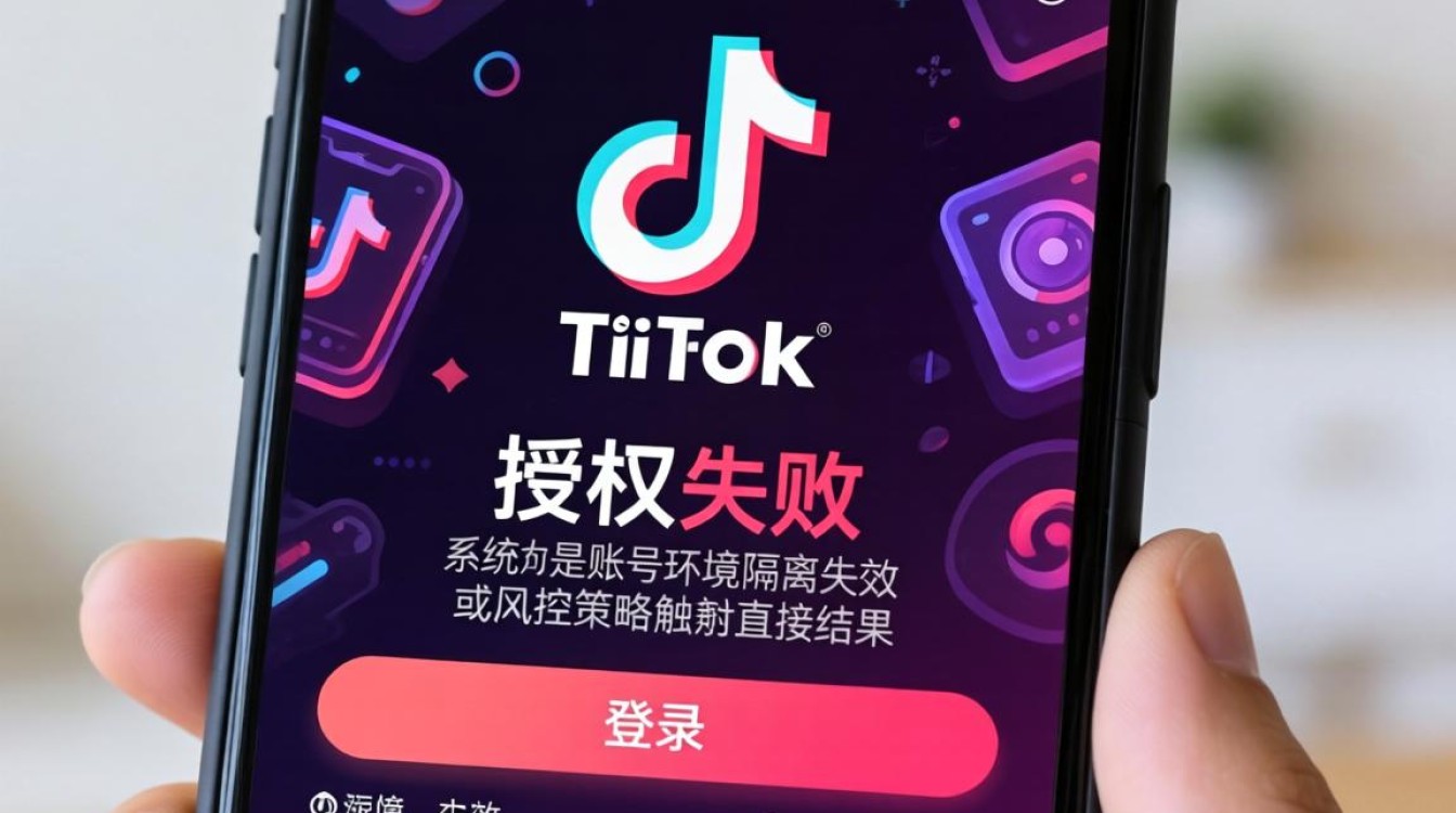 TikTok 登录显示授权失败怎么办