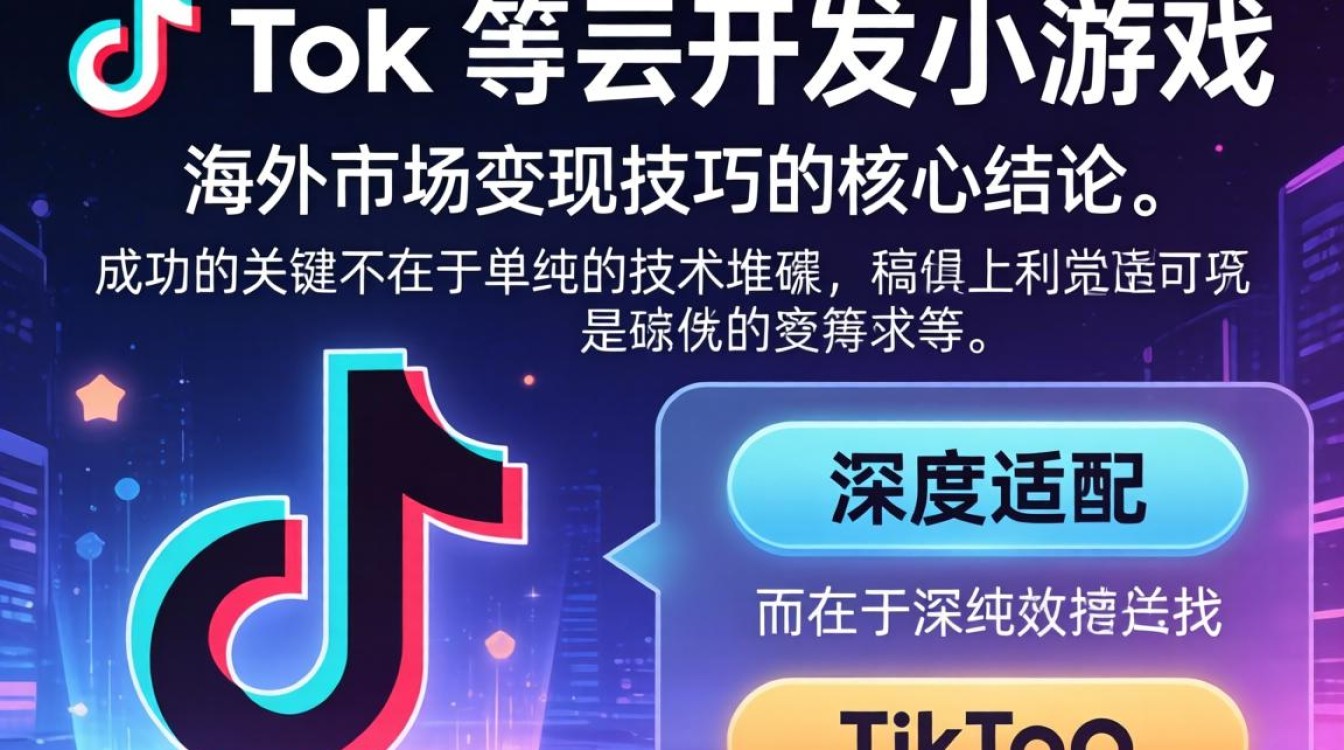 TikTok 怎么开发小游戏