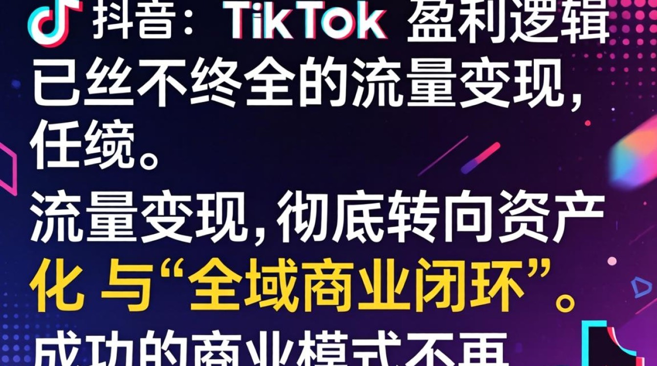 商业模式新出的抖音tiktok 盈利方向分析