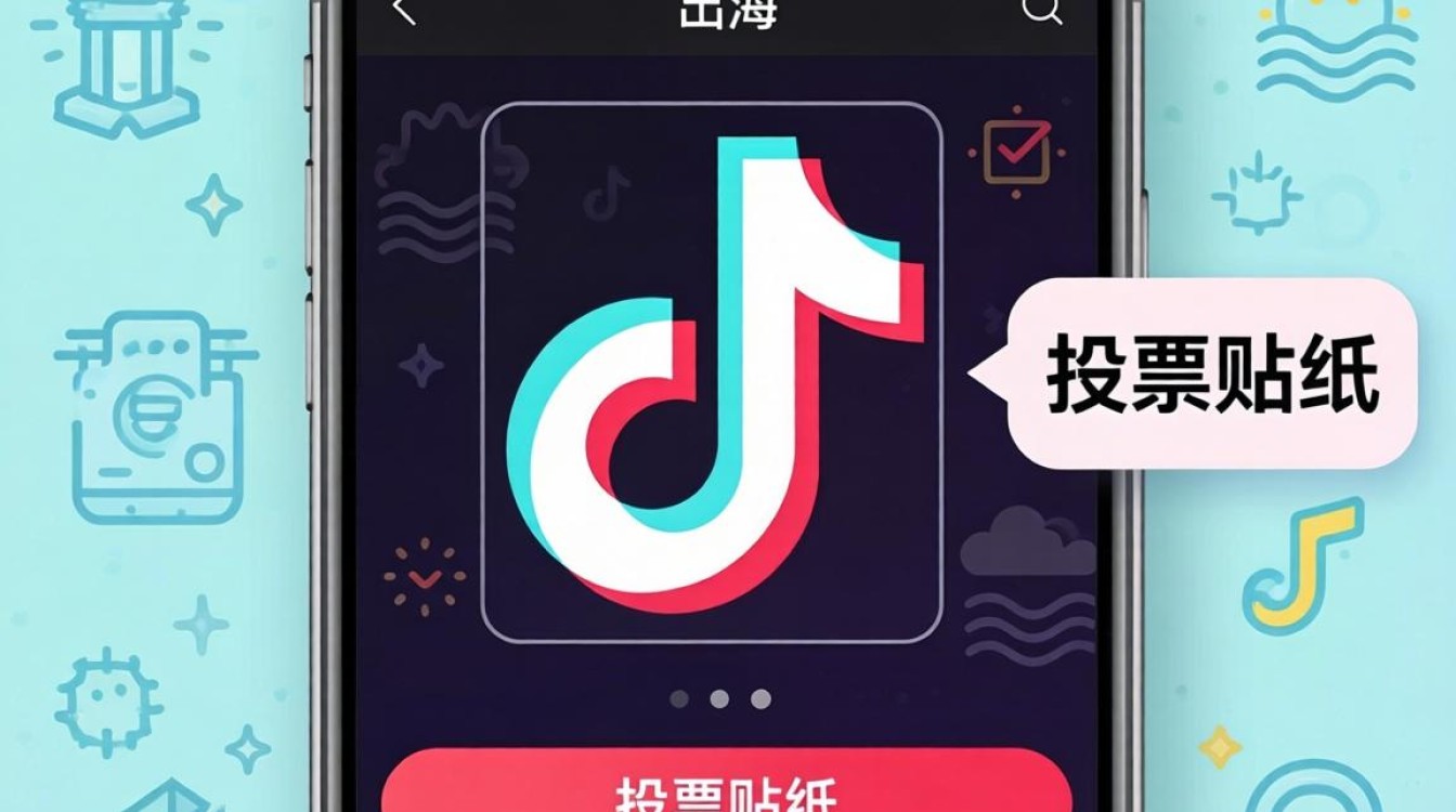 TikTok 怎么添加投票标签