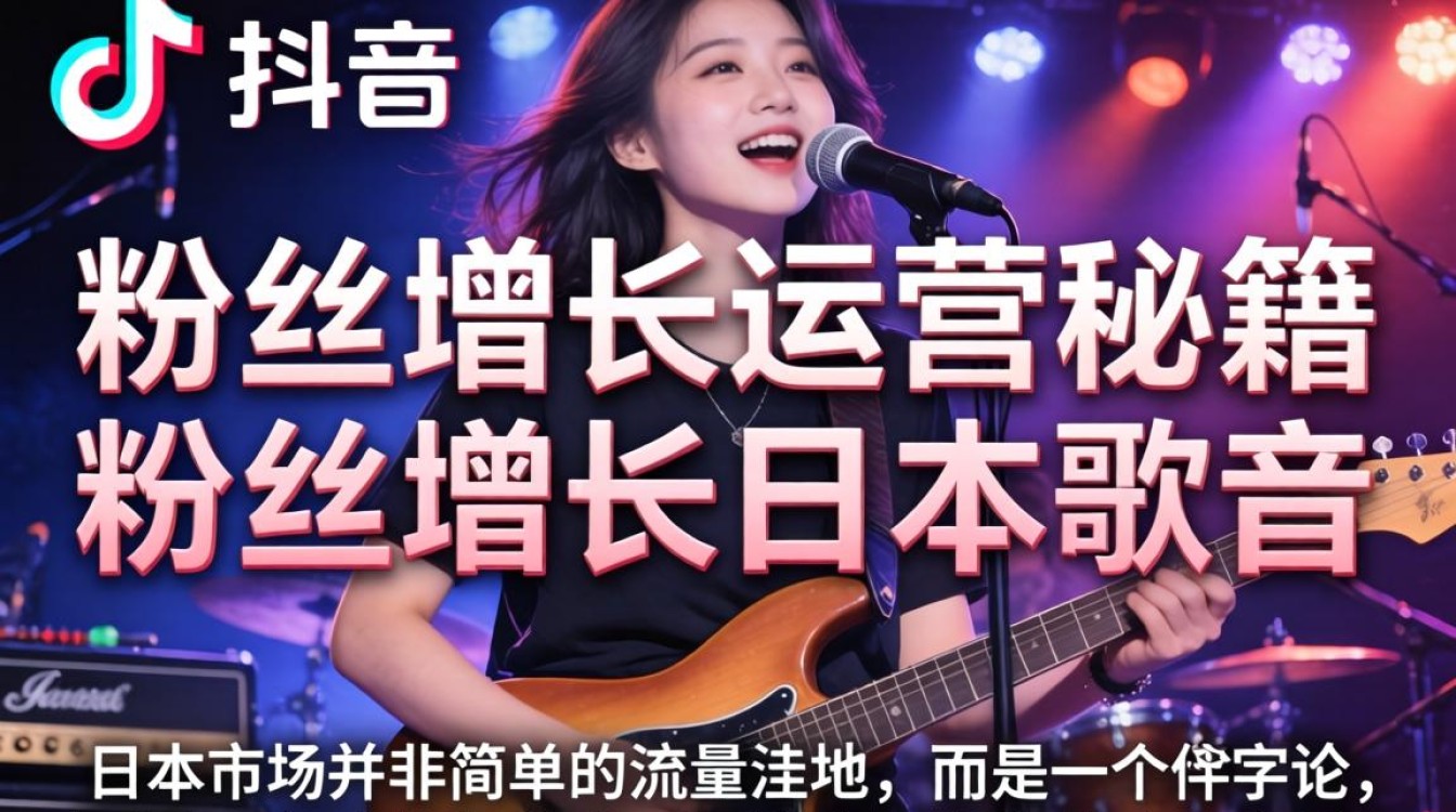TikTok 抖音日本歌粉丝增长运营秘籍