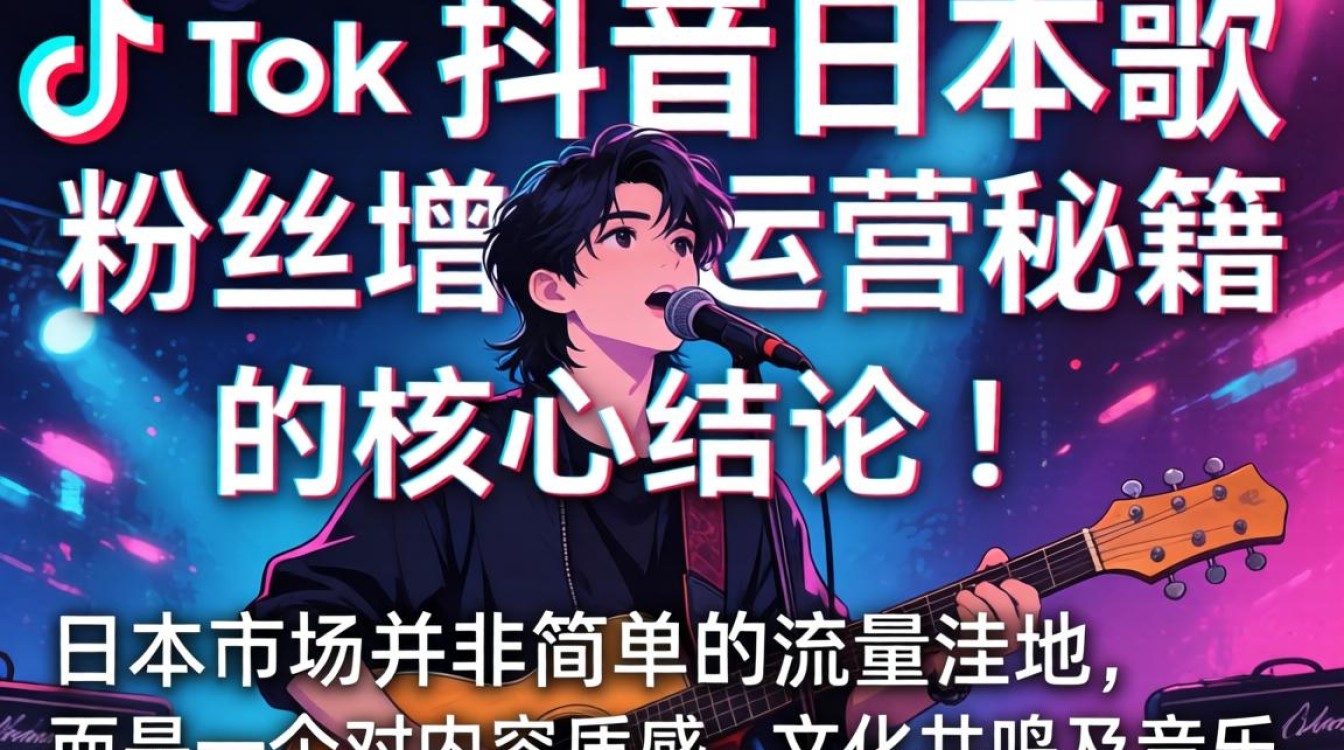 TikTok 抖音日本歌粉丝增长运营秘籍