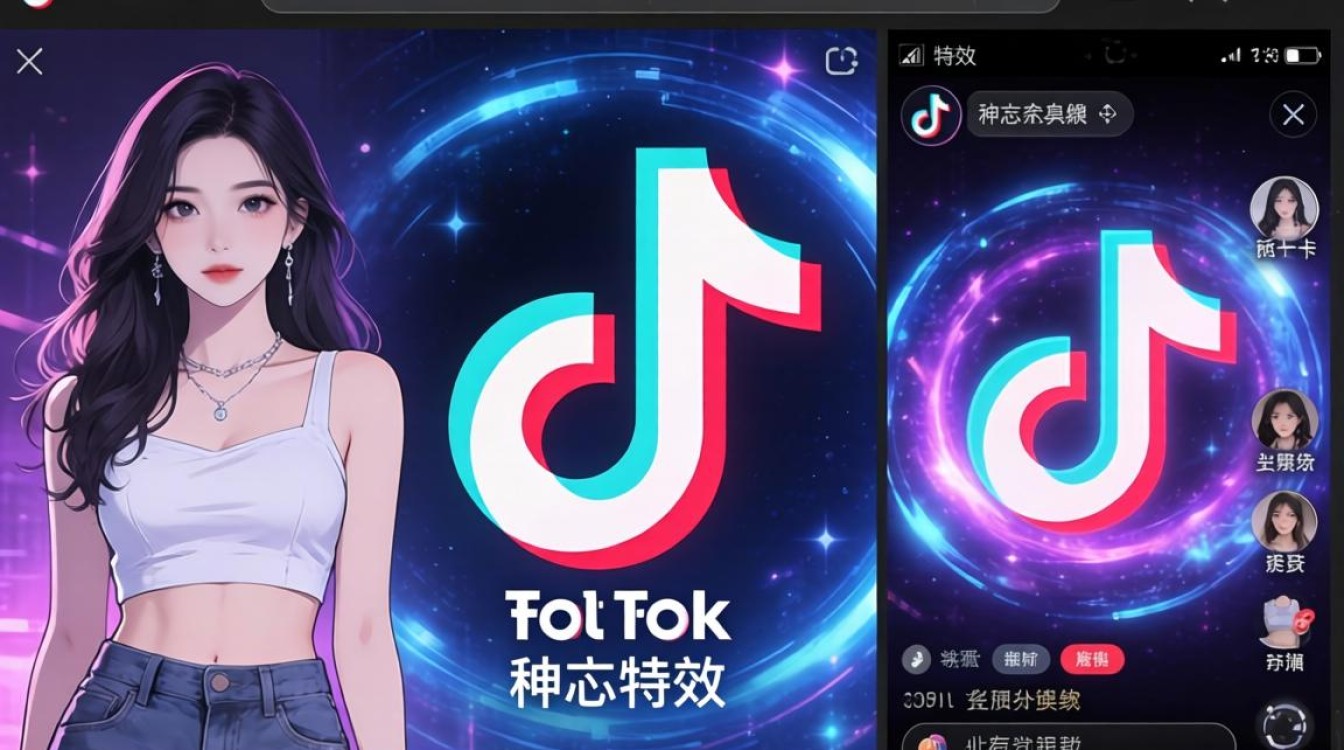 TikTok 的对称特效在哪